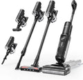 Tineco Floor ONE S7 Stretch Ultra Bezprzewodowy Odkurzacz na mokro i sucho, zapobiegający splątaniu 180°, czas pracy 50 minut, samooczyszczanie Flashdry 85℃, dwustronne czyszczenie krawędzi