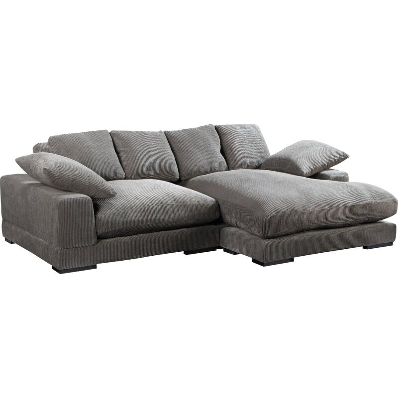 Sofa z odwracalnym szezlongiem o szerokości 106 cali