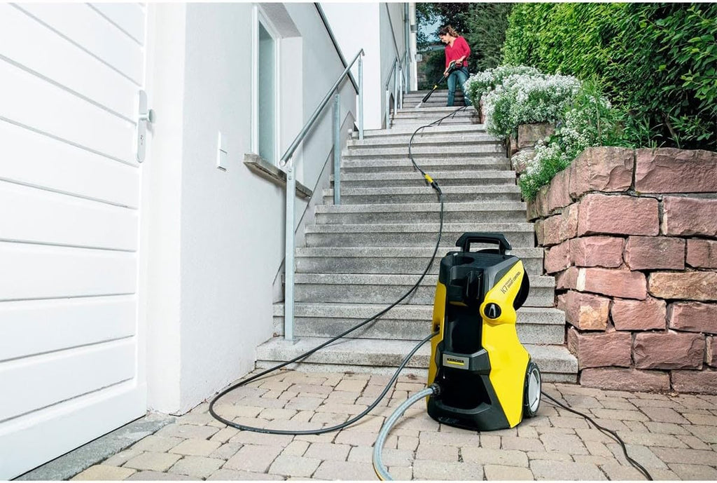 Kärcher K 7 Premium Smart Control Flex Home Myjka Wysokociśnieniowa, Ciśnienie: 180 Bar, Przepływ: 600 l/h, Wydajność: 60 m²/h, Filtr Wody, Waga: 18 kg, Elastyczny Wąż, Lanca Multi Jet