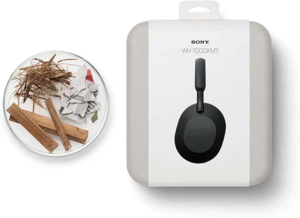 Sony WH-1000XM5 ANC Bezprzewodowe słuchawki nauszne z redukcją hałasu, Bluetooth, krystalicznie czystą jakością rozmów, Hi-Res, do 30 godzin pracy na baterii, szybkie ładowanie, Alexa i Asystent Google, iOS i Android - Czarne
