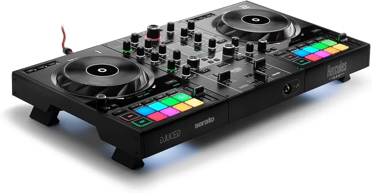 Hercules DJControl Inpulse 500 2-kanałowy kontroler DJ USB dla Serato DJ Lite i DJUCED