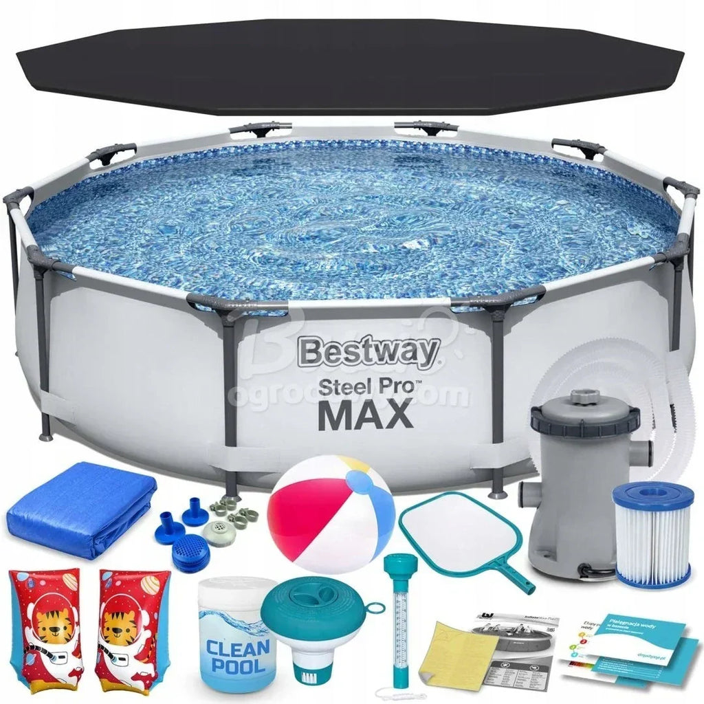 STEEL PRO MAX™ FRAME POOL 366x122cm BESTWAY 11-in-1 SET