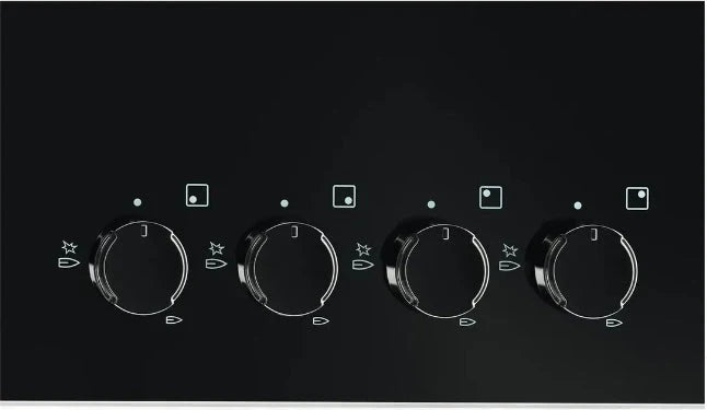 ELECTROLUX EGG6407K Gas hob 59x51cm 4 burners cast iron grate black