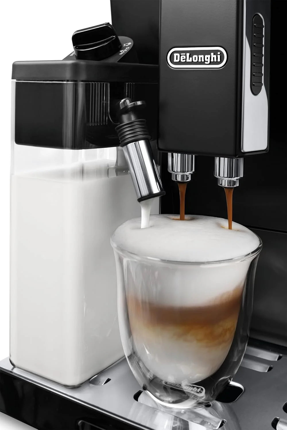 De'Longhi ECAM 44.666.B ELETTA Cappuccino, ECAM44.660.B, czarny połysk