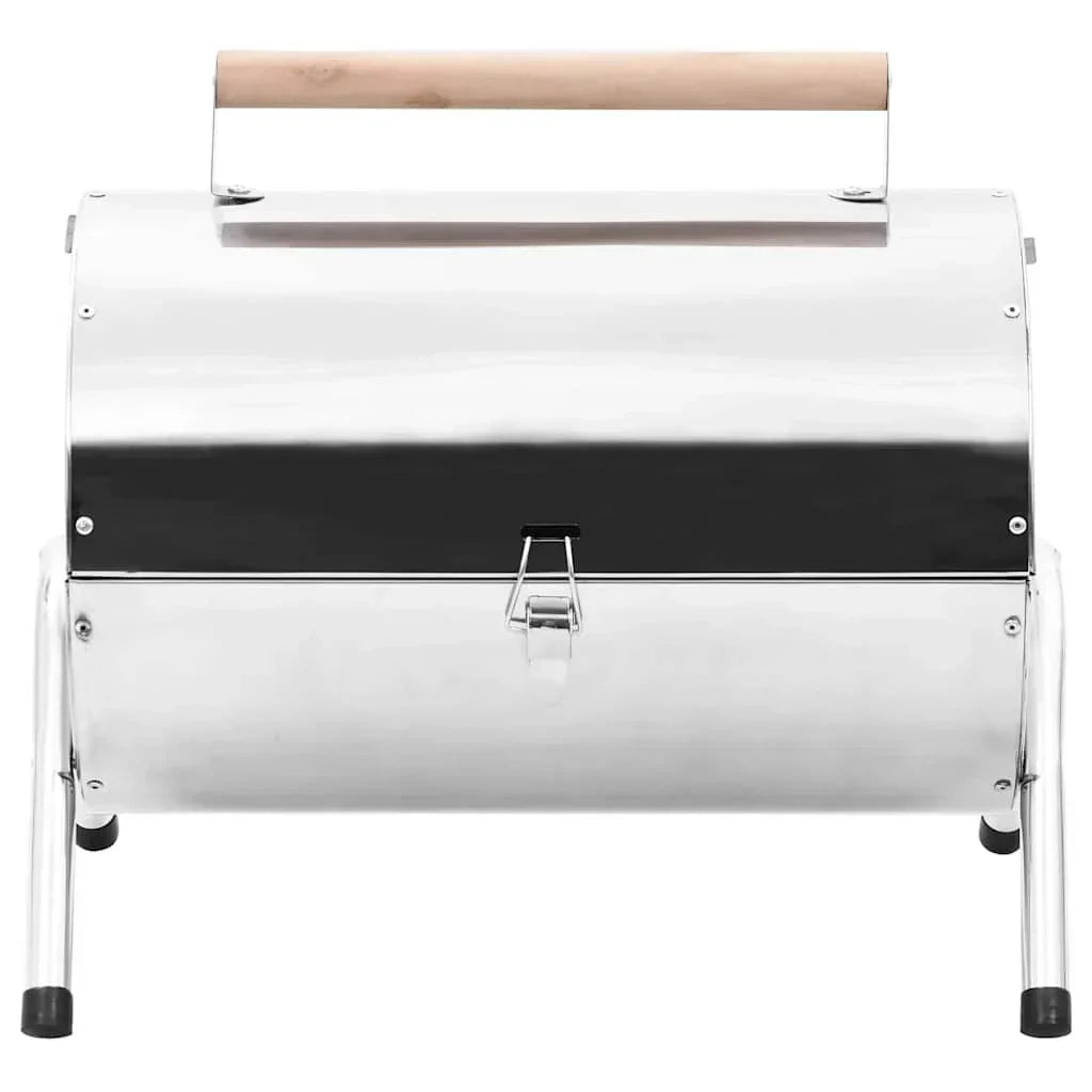 Grill Węglowy Stołowy, Ze Stali Nierdzewnej, Podwójny Ruszt, Vidaxl
