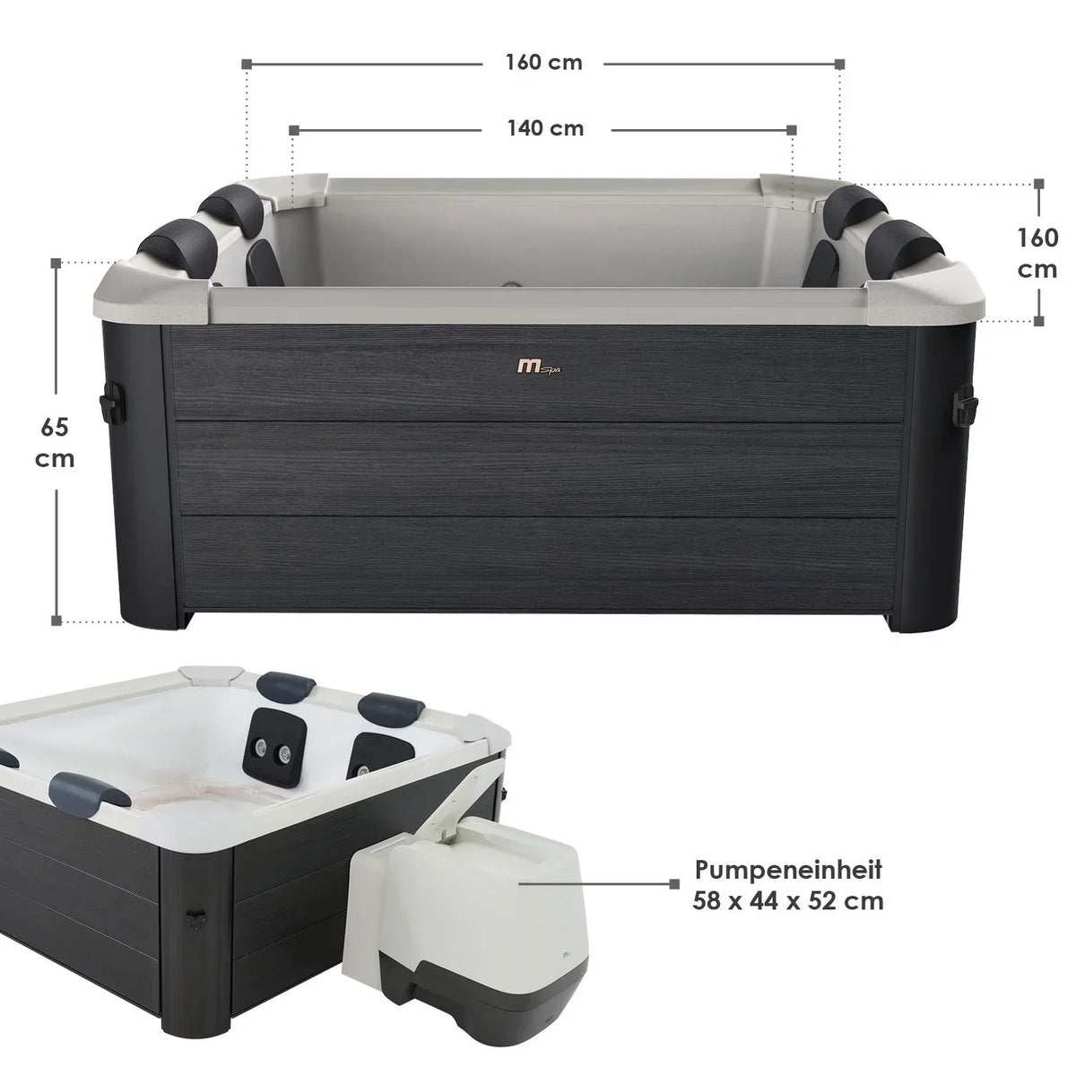 2026 Spa Whirlpool Oslo z oświetleniem LED