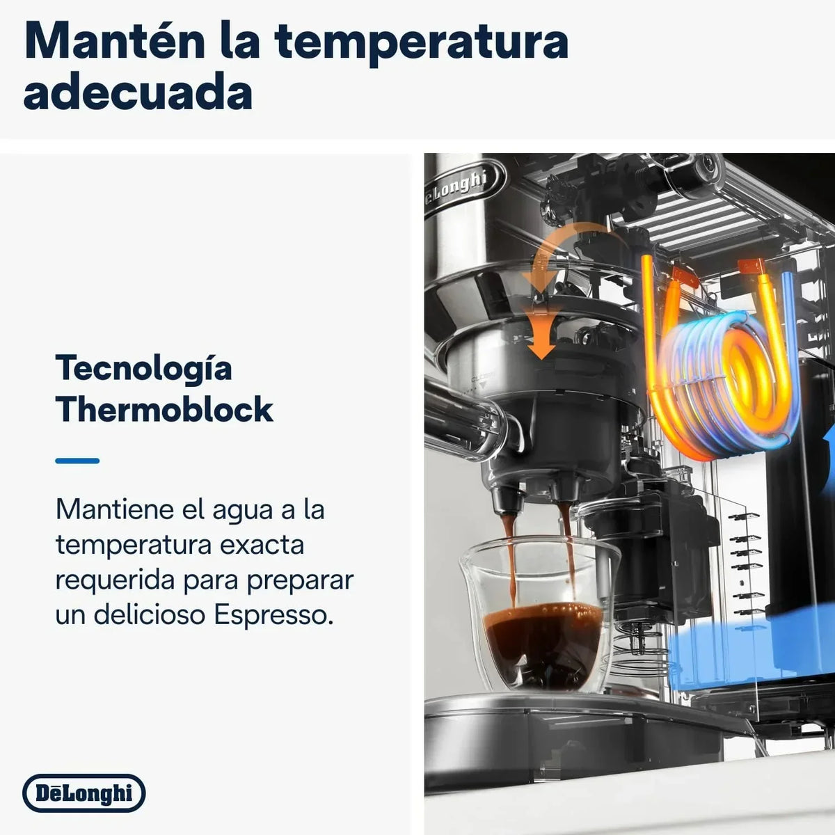 De'Longhi Dedica – Ekspres Kolbowy do Kawy Mielonej lub w Saszetkach, Espresso i Cappuccino, Zbiornik 1.3 Litra, System Anti-Drip, Model EC685.M, Kolor Metaliczny