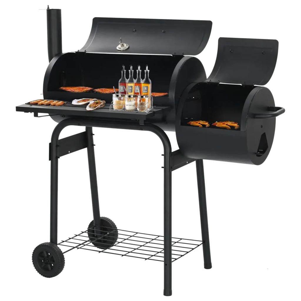 2026 Grill węglowy Vebreda do zastosowań zewnętrznych – Grill, wędzarnia i rożen do patio i ogrodu