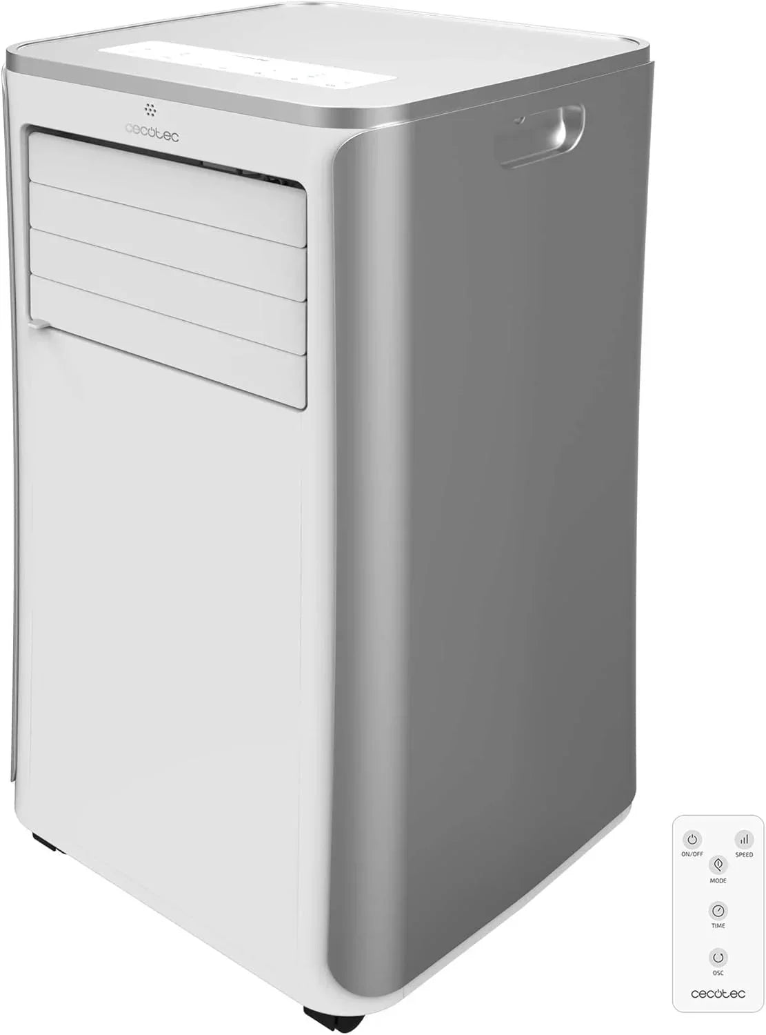 Przenośny klimatyzator Cecotec ForceClima 9500 Heating Connected z pilotem, Wi-Fi i pompą ciepła, 9000 BTU, wyświetlacz LED, 5 trybów, zasięg 20-25 m²