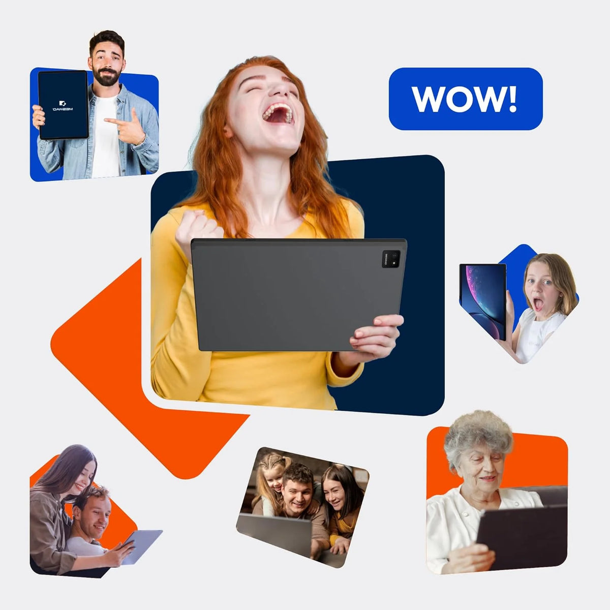 Tablet MESWAO 15,6 cala, najnowszy model 2025 Mes-B3, duży tablet z ekranem IPS, ośmiordzeniowy procesor Helio G99, 6 GB RAM + 128 GB ROM (1 TB TF), 12000 mAh, BT5.0, Wi-Fi 2.4G/5G, Android 14, aparat 32 MP