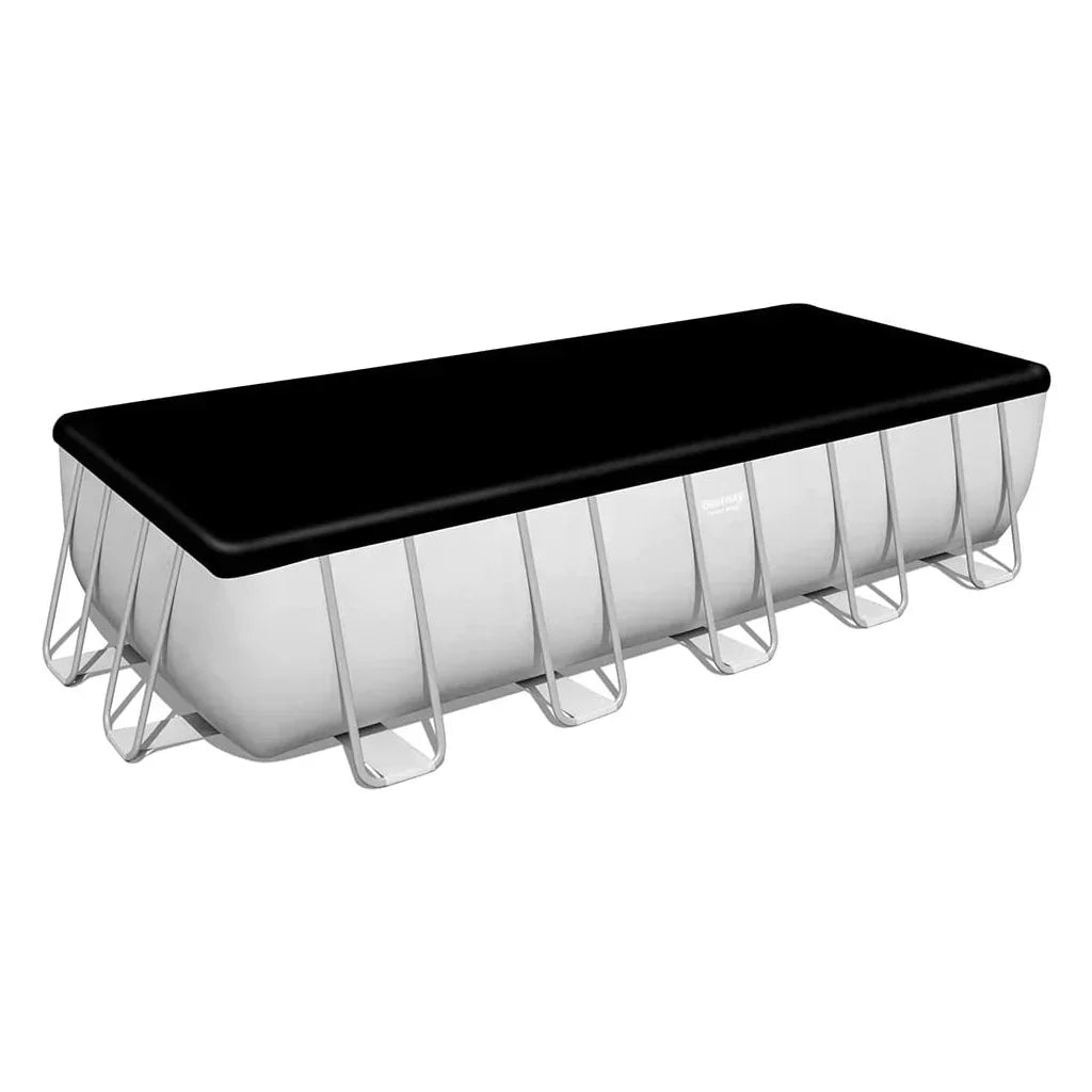 2025 Bestway 5611Z Kompletny zestaw basenowy Power Steel Frame z pompą filtrującą 640 x 274 x 132 cm, jasnoszary