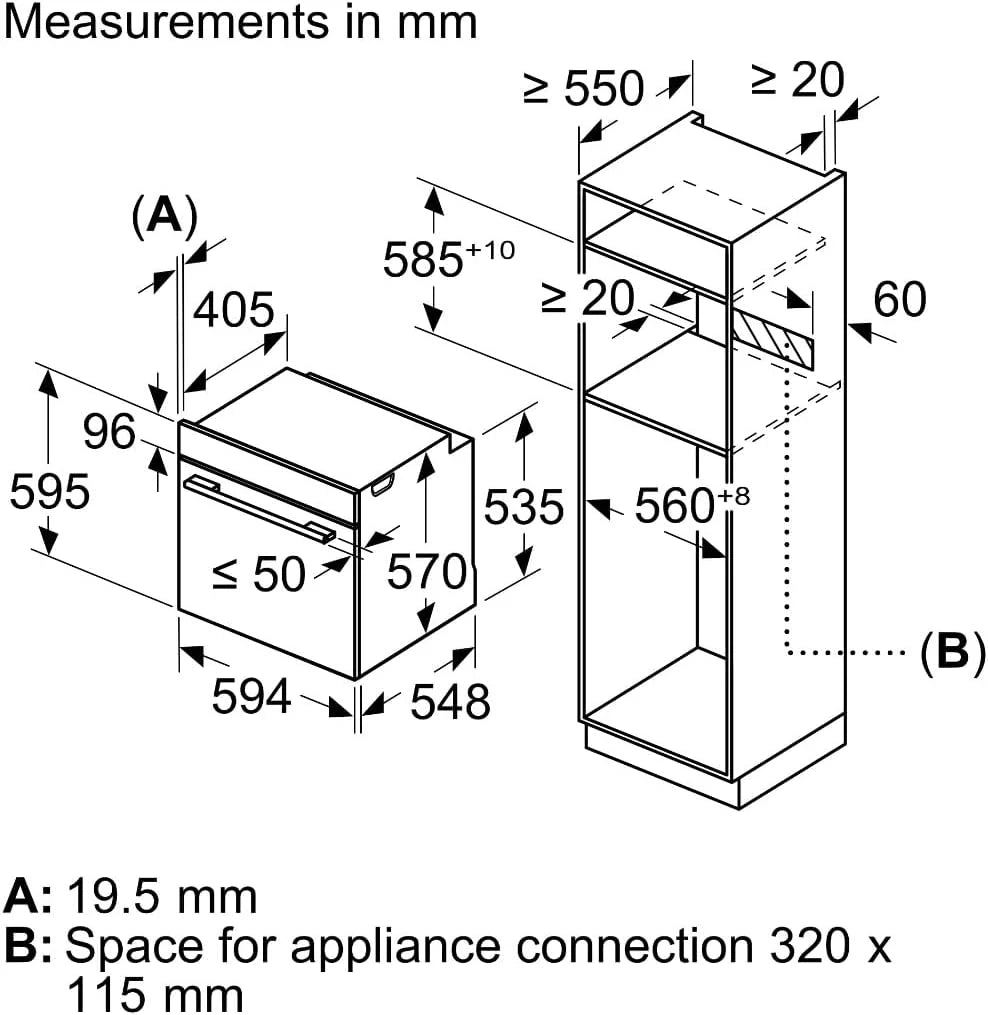 Balay - Piekarnik wielofunkcyjny, 60 cm, Control Comfort, Aqualisis, prowadnice jednopoziomowe, białe szkło, 3HB5131B3