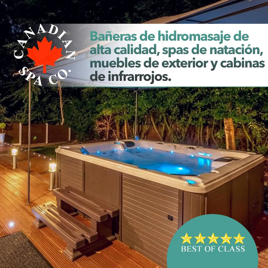 CANADIAN SPA CO. Pokrywa Izolacyjna do Wanny Spa, Brązowa, 218 x 218 cm, Dostępna w Różnych Rozmiarach i Kolorach