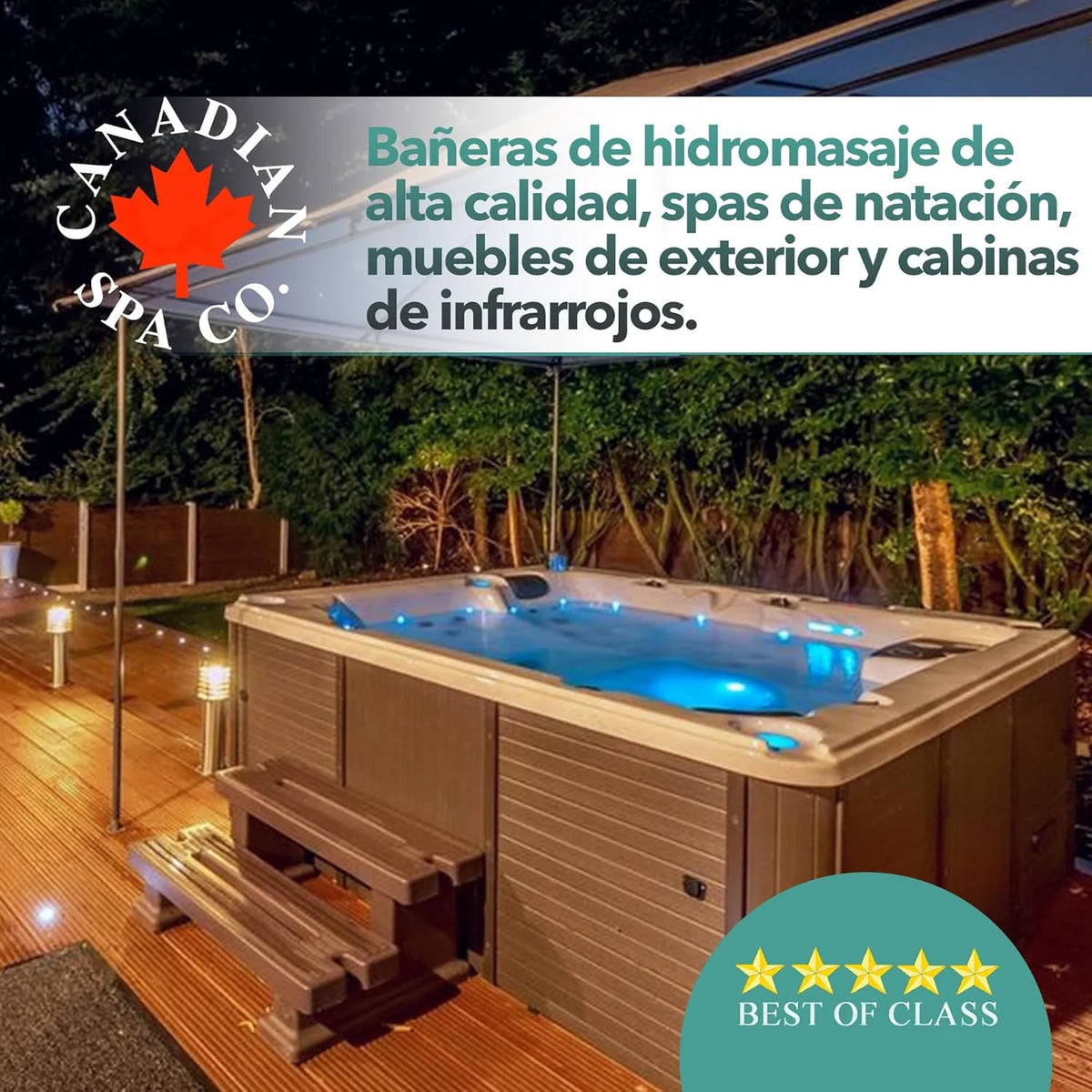 CANADIAN SPA CO. Pokrywa Izolacyjna do Wanny Spa, Brązowa, 218 x 218 cm, Dostępna w Różnych Rozmiarach i Kolorach