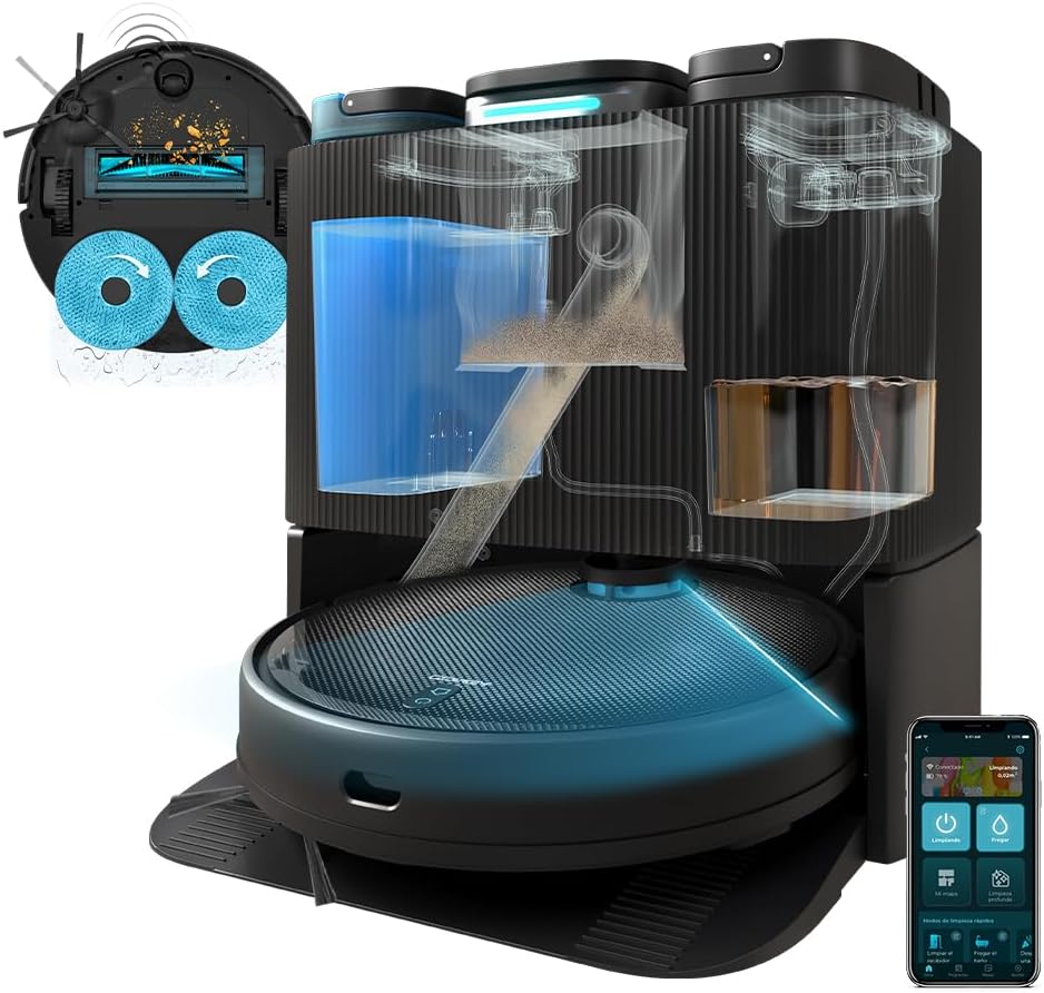 Robot odkurzający Cecotec Conga 11090 Spin Revolution Home&Wash + automatyczna stacja opróżniająca