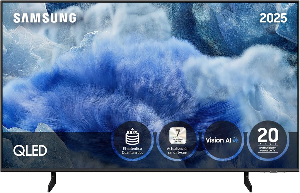 Telewizor Samsung QLED QE1F 55 cali 4K Smart TV z Vision AI, 100% natężeniem koloru (100% Color Volume) z Quantum Dot i ponad 500 kanałami TV Plus