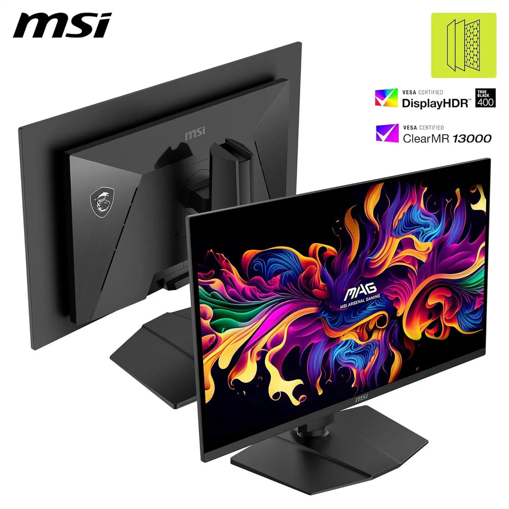 MSI MAG 273QP QD-OLED X24 Gaming Display 26,5" WQHD - Panel Quantum Dot OLED 2560 x 1440, 240Hz / 0,03ms, 99.1% DCI-P3, XXL) E≤2, DisplayHDR True Black 400 - DP 1.4a, HDMI 2.1.
