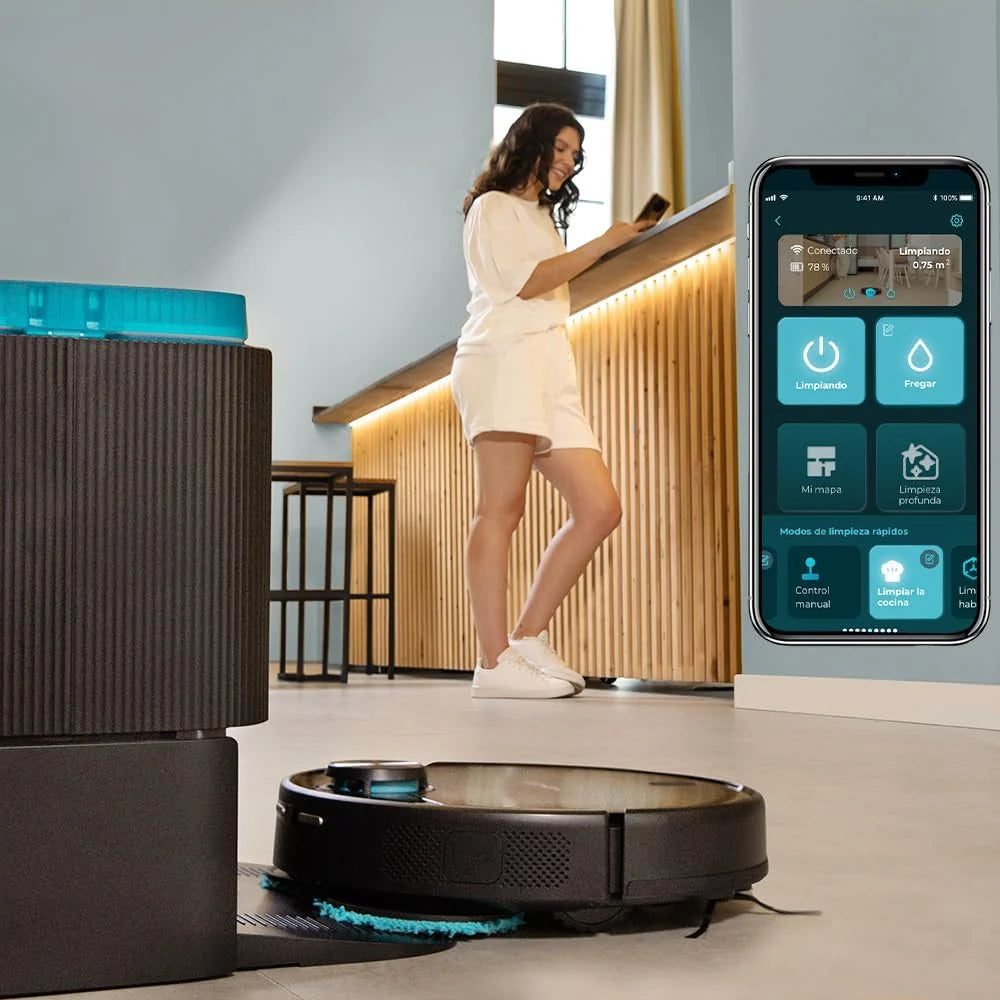 Robot odkurzający Cecotec Conga 11090 Spin Revolution Home&Wash + automatyczna stacja opróżniająca