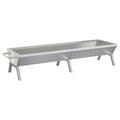Taca Na Grill Stal Szlachetna Srebrna 158x42x31 Cm Vidaxl