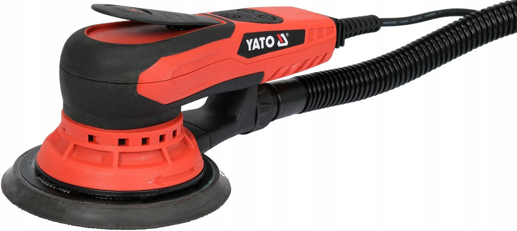 ORBITAL SANDER 150MM 350W WITH SPEED CONTROL + P120 DISCS 50 pcs. YATO