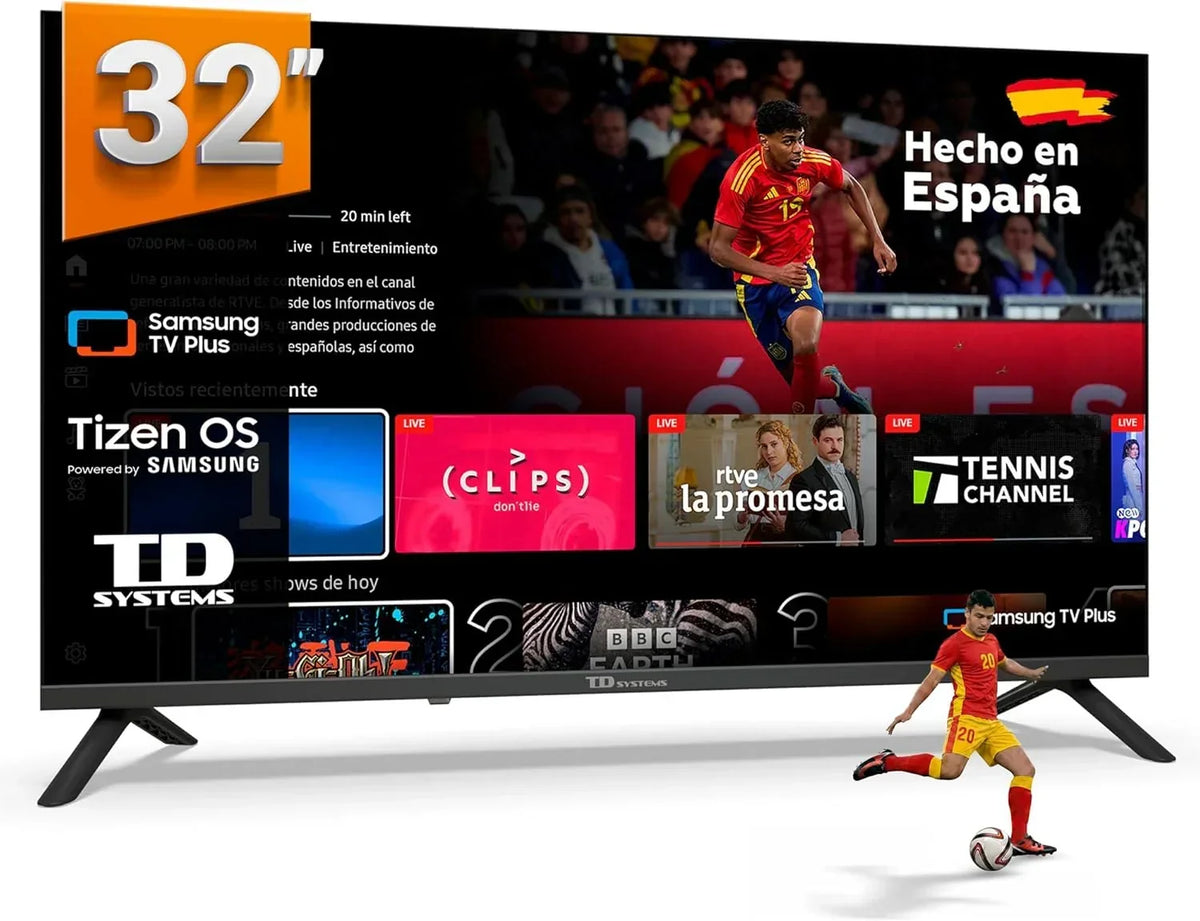 TD Systems - Telewizor Smart TV 50 cali 4K z systemem Tizen OS 8.0 Samsung, potrójny tuner TV (DVB-T2/C/S2). Telewizory 2026 - PRIME50C22TIZEN