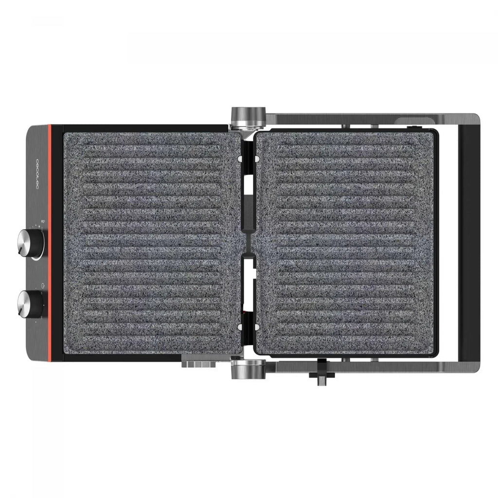 Grill elektryczny Cecotec Rock’nGrill Blaze Neon, 2200 W - Czarny