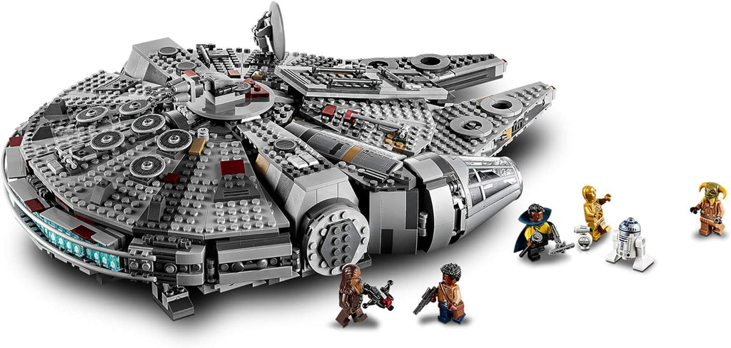 Star Wars: Skywalker. Odrodzenie — Sokół Millennium 75257 Model statku kosmicznego z klocków z minifigurkami, nowość 2019 (1351 elementów)