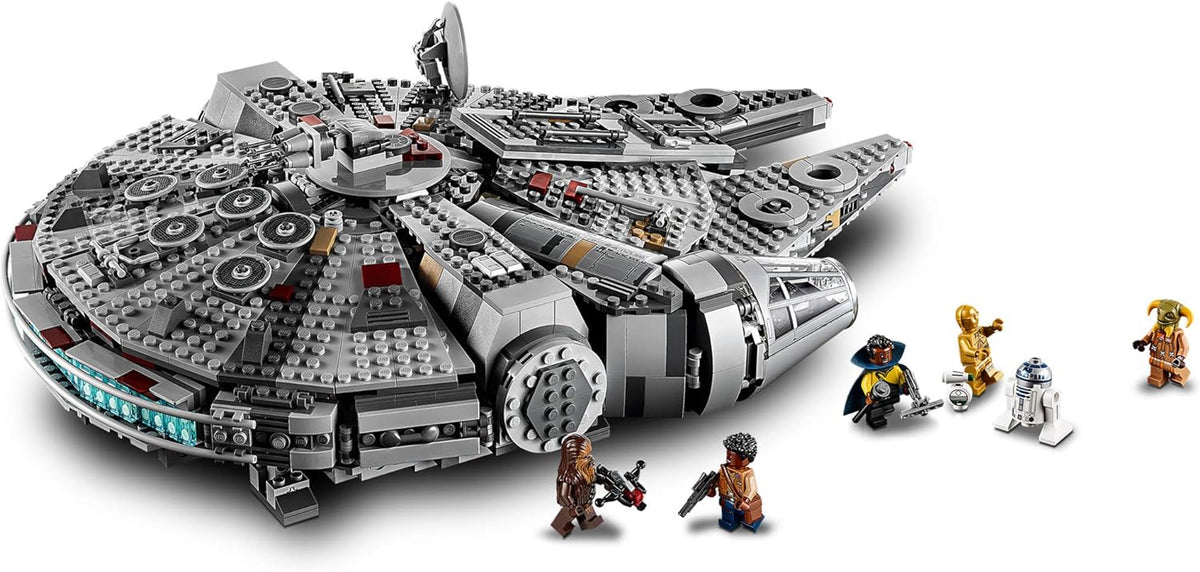 Star Wars: Skywalker. Odrodzenie — Sokół Millennium 75257 Model statku kosmicznego z klocków z minifigurkami, nowość 2019 (1351 elementów)