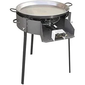 Flores Cortes - Okrągły Grill z Podpórkami 500 mm. Na Drewno i Węgiel Drzewny