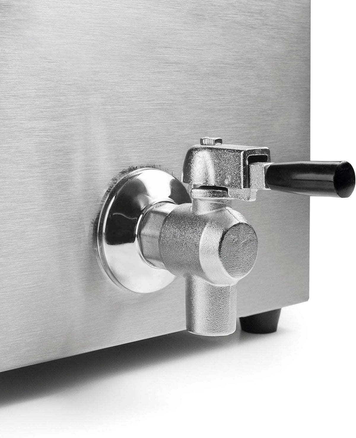Lacor 69468 69468-Profesjonalna frytkownica elektryczna z kranem spustowym, 3250 W, 8 l, stal nierdzewna