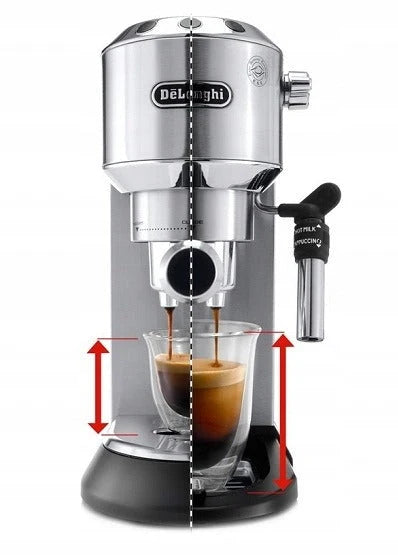 Ciśnieniowy ekspres kolbowy do kawy ze spieniaczem SLIM DeLonghi EC685.M (N)