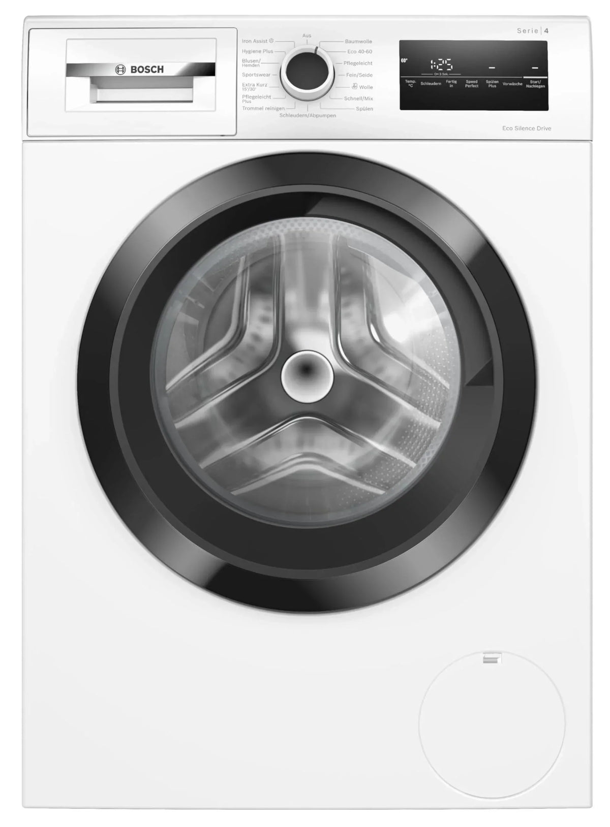 2025 Bosch WAN282K3, Serie 4, Pralka ładowana od przodu, 8 kg, 1400 obr./min, SpeedPerfect, maksymalna oszczędność energii i wody, funkcja dokładania prania, wyjątkowo higieniczna, AquaStop, IronAssist