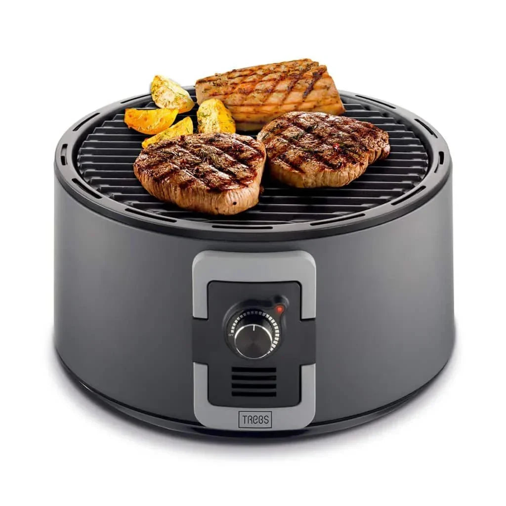 Grill Węglowy Przenośny Czarny 35 cm 99335 Trebs