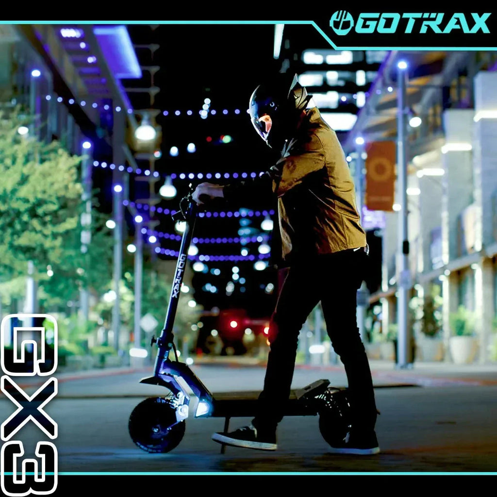 2026 Gotrax GX3 Terenowa Hulajnoga Elektryczna – Podwójny Silnik o Dużej Mocy, Prędkość Maksymalna 64 km/h, Opony Terenowe