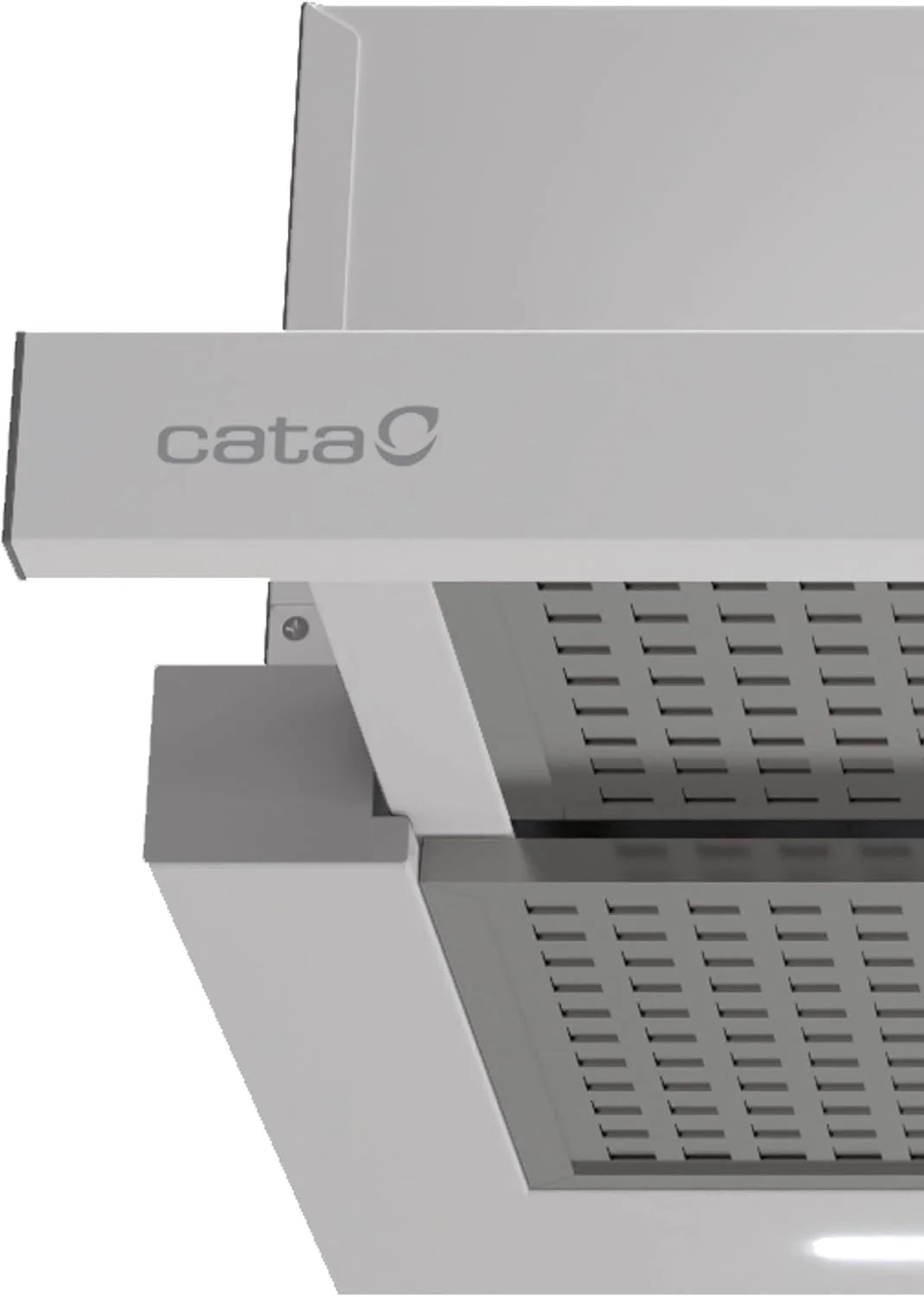 Okap Cata TFH 6830 GWH 6 Poziomów mocy Panel sterowania dotykowy Poziom hałasu 46 dB Wyjątkowo cichy silnik Oświetlenie LED Wnętrze osłonięte Łatwe czyszczenie Szerokość 60 cm Kolor biały