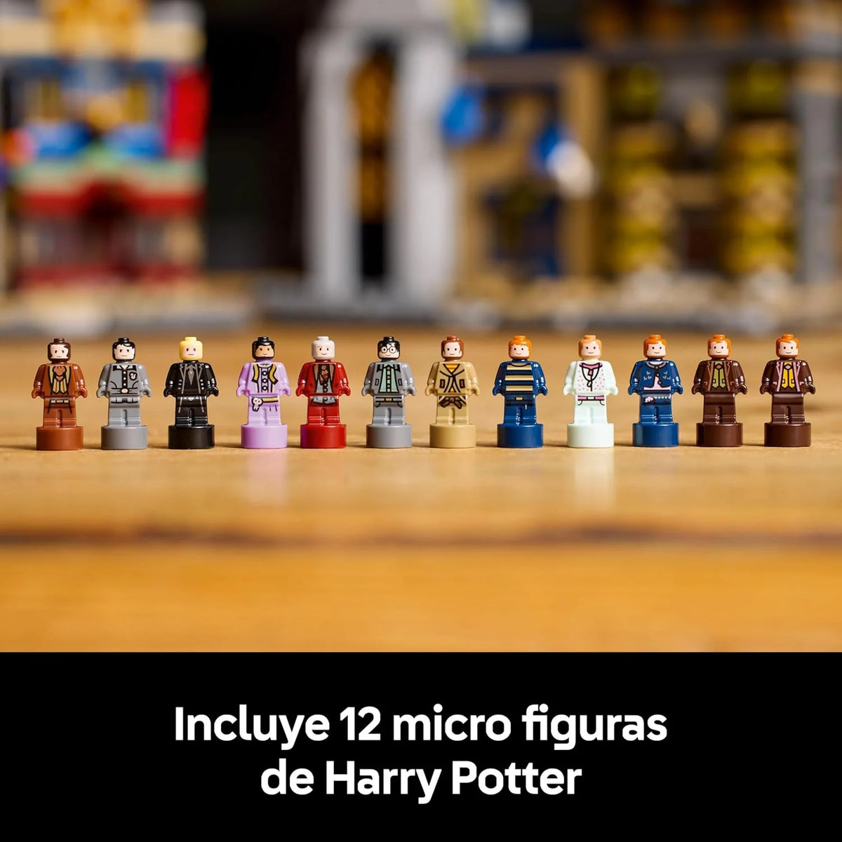 Harry Potter Magiczne Sklepy z Ulicy Pokątnej, Zestaw z Makietą dla Dorosłych i 12 Mikrofigurek Kolekcjonerskich, Błędny Rycerz, Prezent dla Kobiet i Mężczyzn, Dekoracja do Sypialni, Zestaw Magii 76444