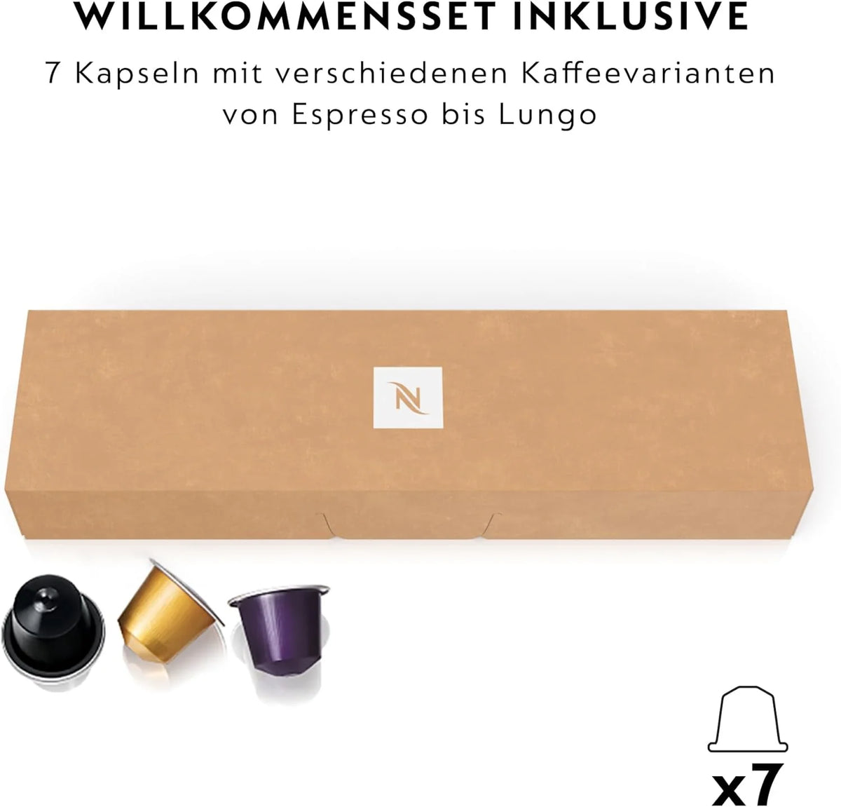 DeLonghi Nespresso Citiz EN267.WAE Ekspres kapsułkowy, specjalny system ekstrakcji, 1710 W, 1 L, tworzywo sztuczne, biały