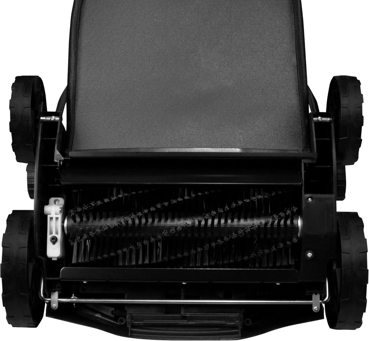 T-Mech Elektryczna Szczotka do Sztucznej Trawy, Zamiatarka, Grzebień, Dmuchawa + Worek Zbierający 50L, 12,2kg
