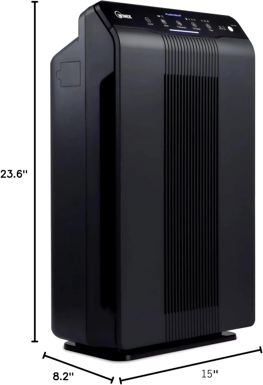 WINIX CADR 5500-2 Oczyszczacz powietrza dla alergików, 390 m³/h, 99 m², Oczyszczacz powietrza do pomieszczeń dla palących przeciwko alergiom, kurzowi, pyłkom, sierści zwierząt, Wskaźnik jakości
