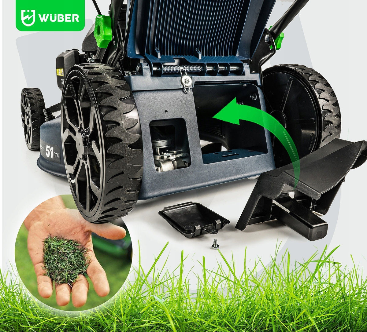 PETROL LAWNMOWER HONDA ENGINE POWERFUL SELF-PROPELLED LAWNMOWER + OIL