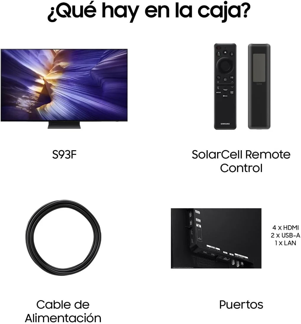 Telewizor 65 cali OLED S93F 4K Smart TV z Vision AI, Motion Xcelerator 144Hz i kolorami certyfikowanymi przez Pantone