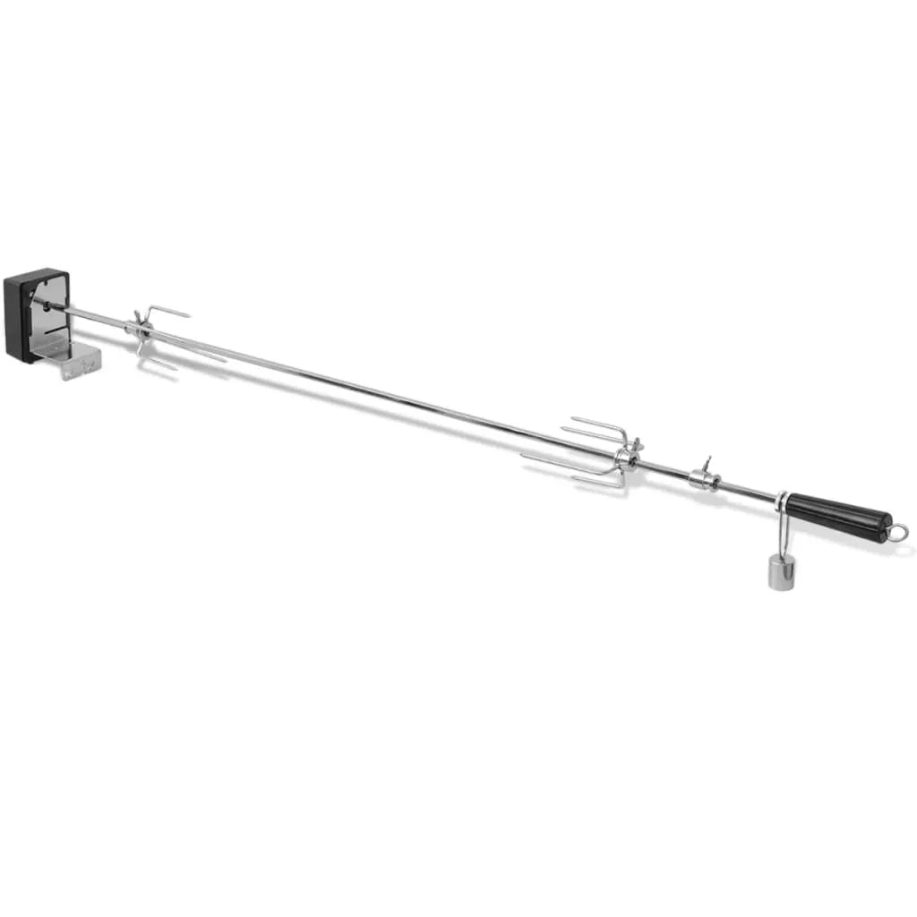 Rożen do pieczenia i grillowania z silnikiem stalowy 1200 mm vidaXL