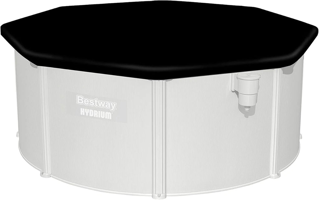 Bestway Hydrium - Basen ze stalowymi ścianami, z filtrem piaskowym, o średnicy 300 x 120 cm, szary, okrągły