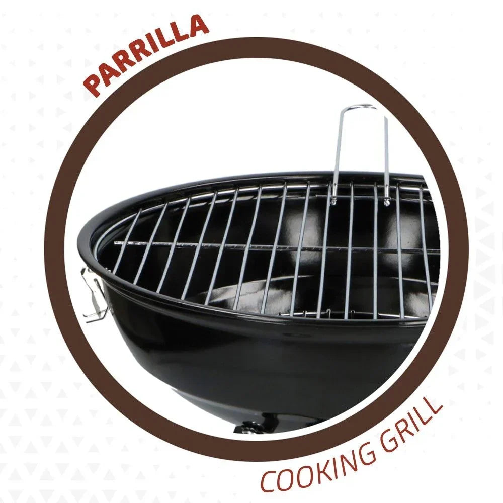 Okrągły Grill Z Pokrywką Aktive