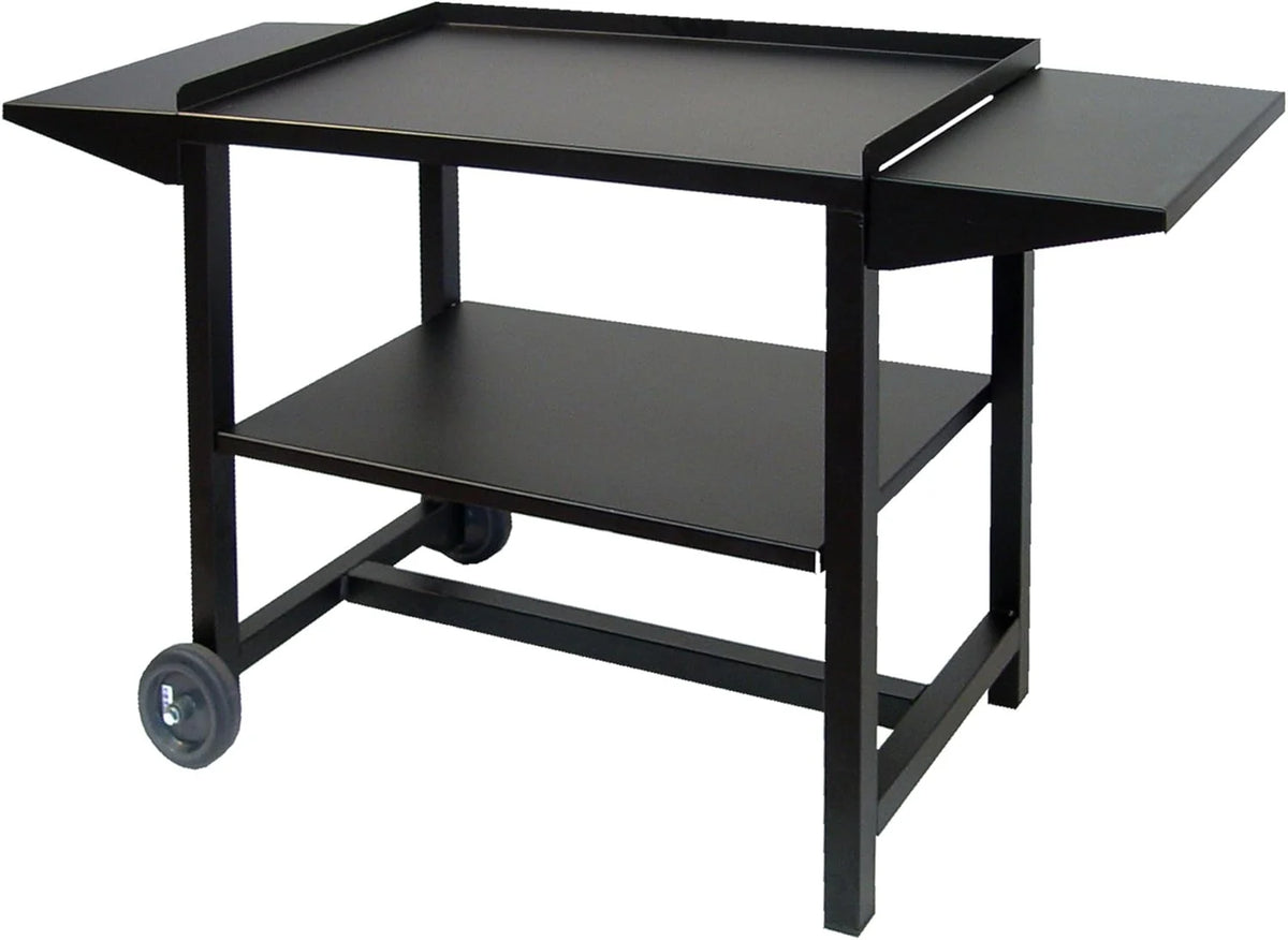 Imex El Zorro – Grill z Kominkiem i Metalowymi Półkami | 61x40x217 cm | Wzmocniona Stal z Rusztem Ze Stali Nierdzewnej i Kominem Odprowadzającym Dym | Idealny do Ogrodów, na Patia i Tarasy