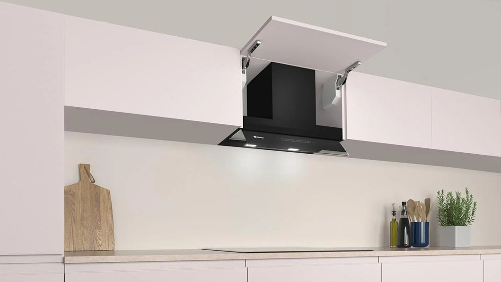 Balay – Okap Dekoracyjny Do Zabudowy, 60 cm szerokości, 4 poziomy mocy wyciągu, Instalacja Z Odprowadzeniem Powietrza lub W Trybie Recyrkulacji, Czarny, 3BD967GN