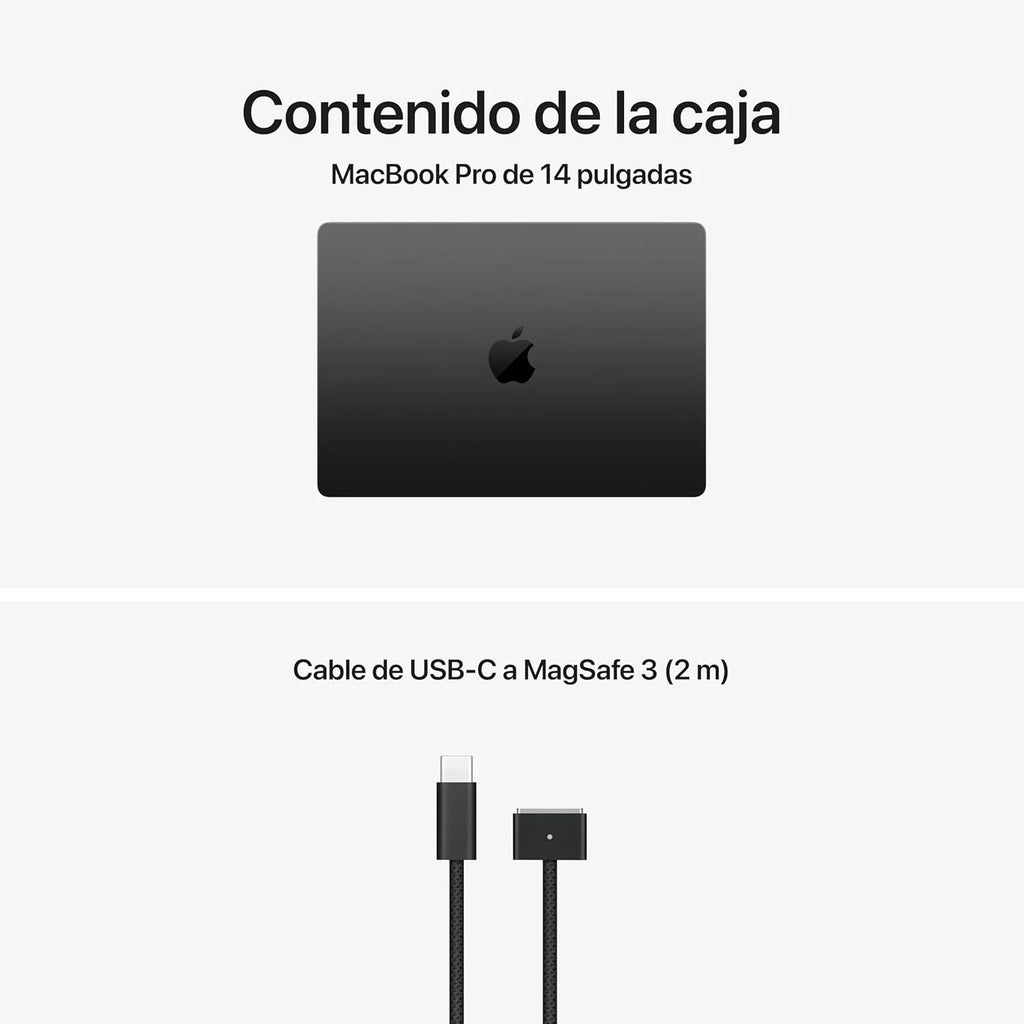 MacBook Pro Laptop 14,2" z czipem M5, 10-rdzeniowym CPU i 10-rdzeniowym GPU: Stworzony dla Intelligence, wyświetlacz Liquid Retina XDR i 16 GB zunifikowanej pamięci RAM, 512 GB; Gwiezdna Czerń