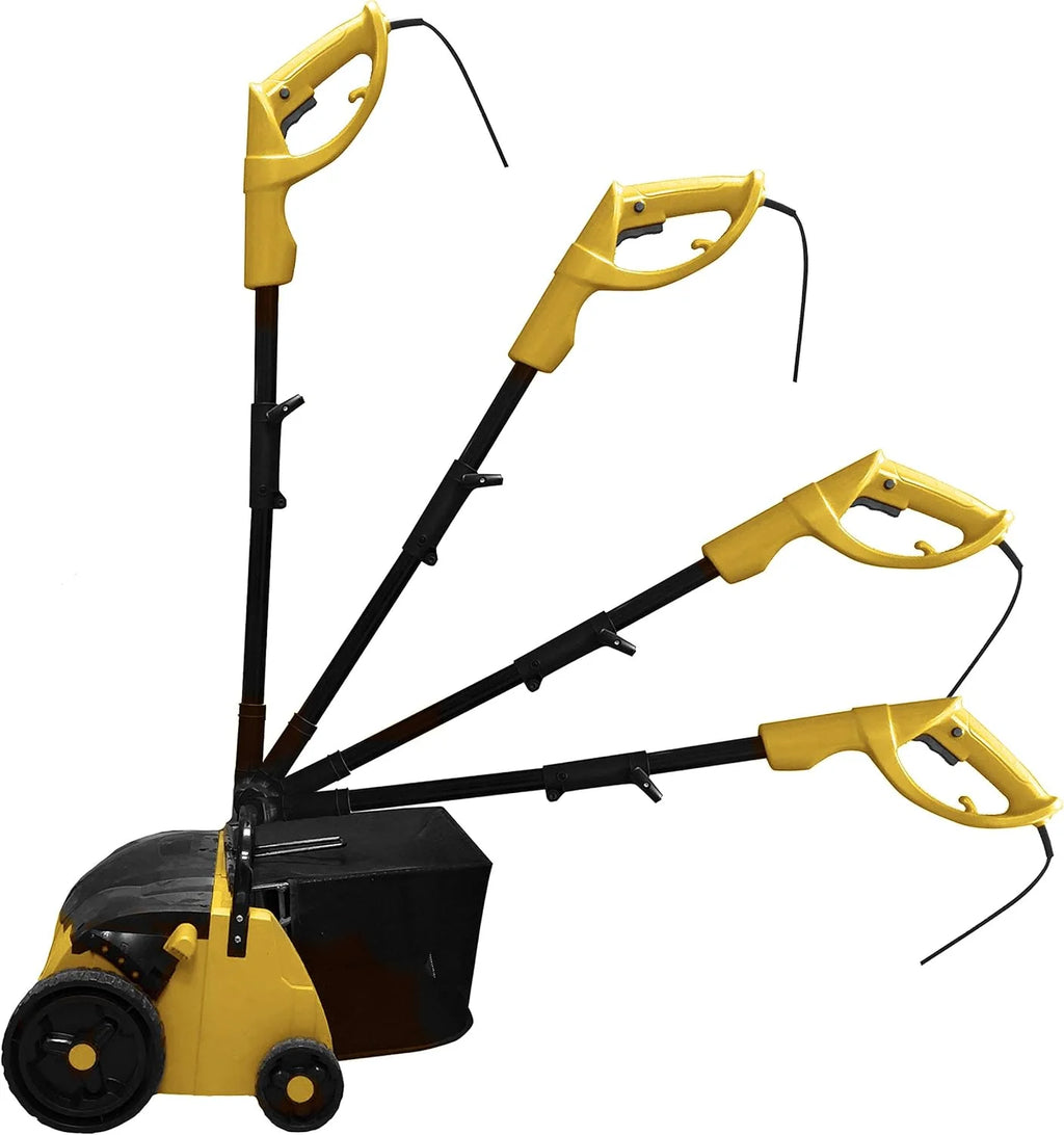 Garland Roll&Comb 502E-V19 - Elektryczna szczotka/zamiatarka do sztucznej trawy, podłączana do sieci - moc 1600 W, waga 15,6 kg, szerokość robocza 40 cm z regulacją wysokości. Worek na trawę o pojemności 40 l. Odpowiednia do powierzchni do 350 m2.