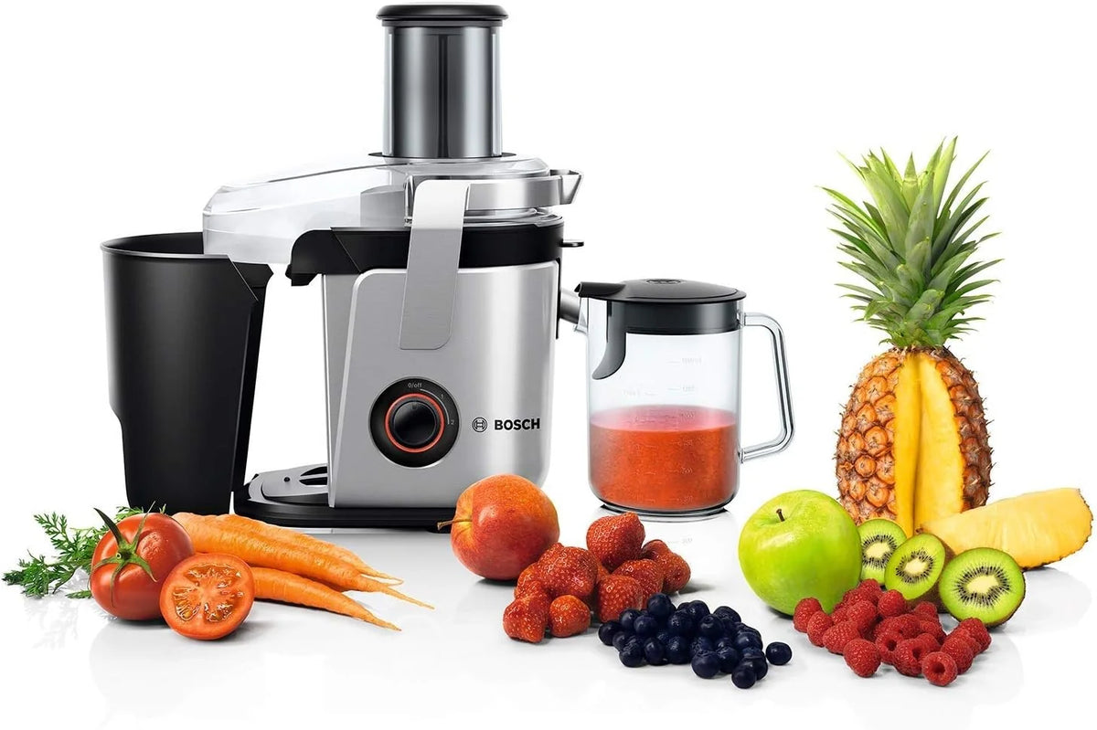 Bosch MES4000GB Blender, 1000 W, Pojemność 1,5 litra, 2 prędkości, Kolor czarny/stal/srebrny