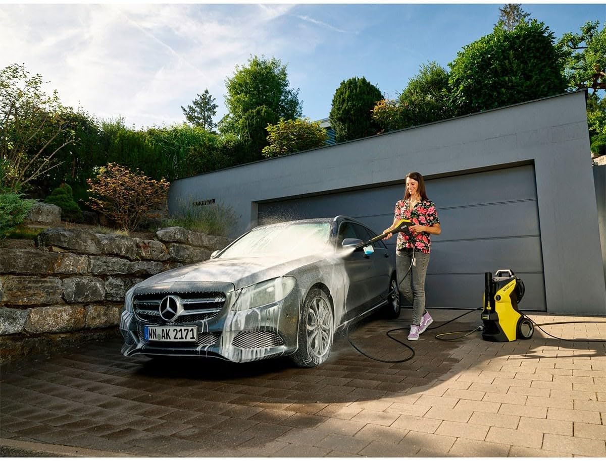 Kärcher K 7 Premium Smart Control Flex Home Myjka Wysokociśnieniowa, Ciśnienie: 180 Bar, Przepływ: 600 l/h, Wydajność: 60 m²/h, Filtr Wody, Waga: 18 kg, Elastyczny Wąż, Lanca Multi Jet